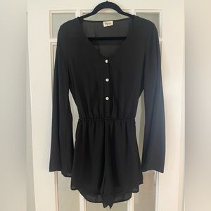 Show Me Your Mumu Black Romper Size Small